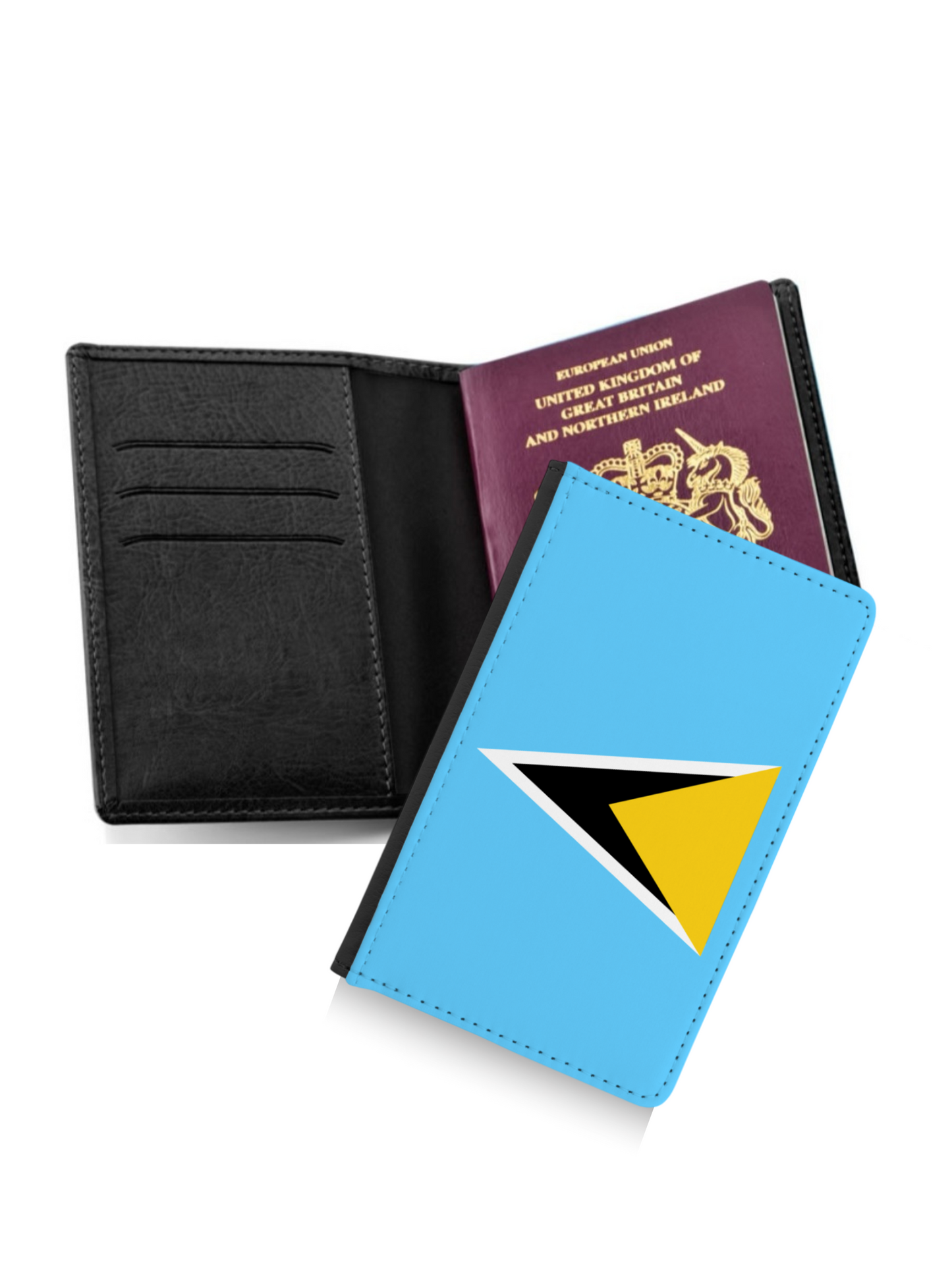 Passport Cover & Luggage Tag St. Lucia
