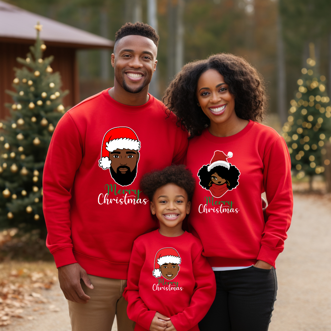 'Christmas Jumper' Boys' Black/Green/Red