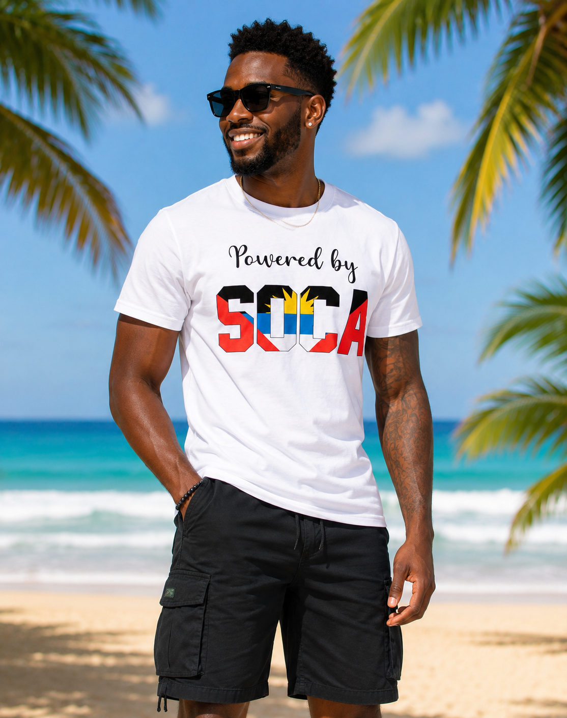 'Soca' Tee Antigua & Barbuda
