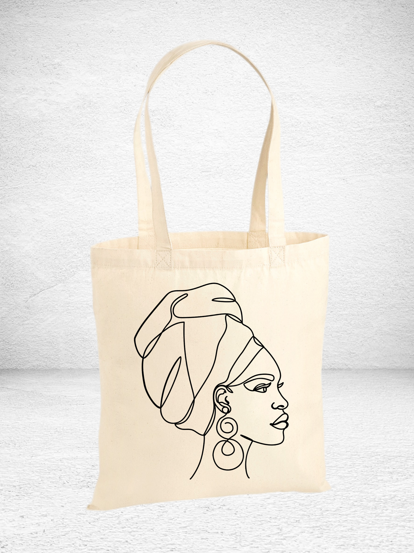 'Queen' Tote Bag Sand