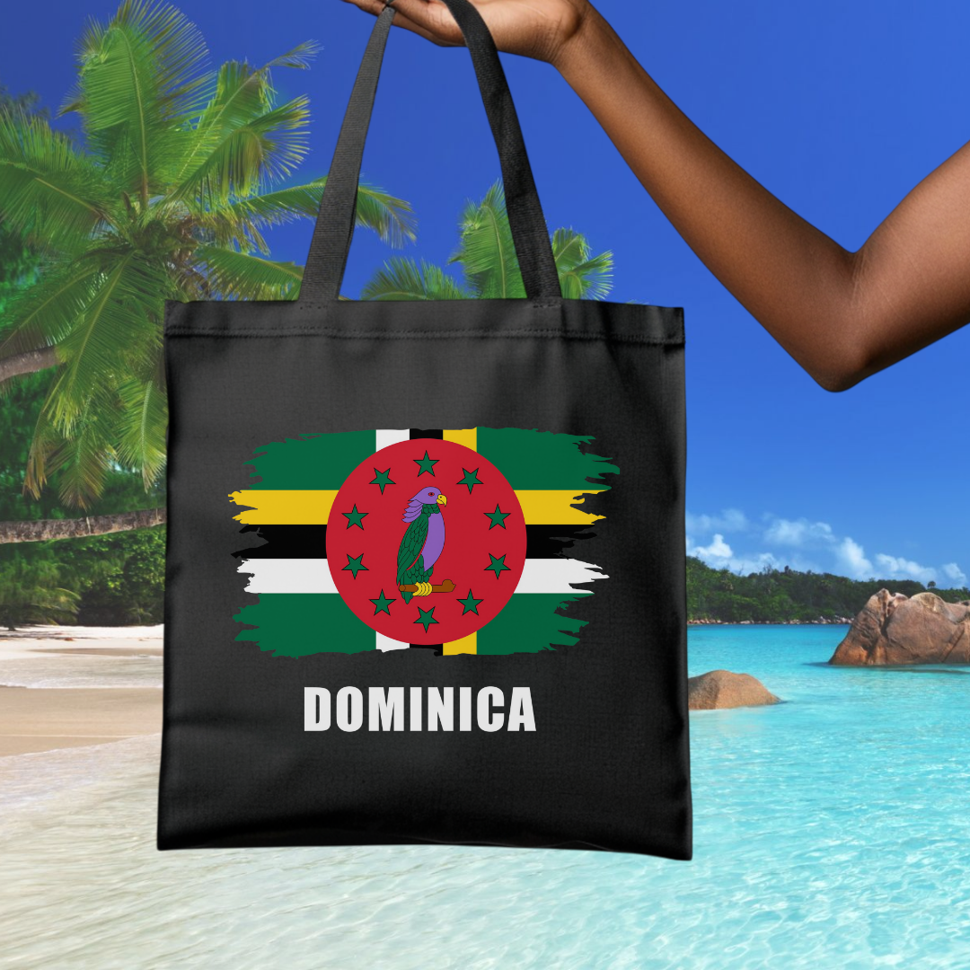 Dominica 'Flag' Tote Bag