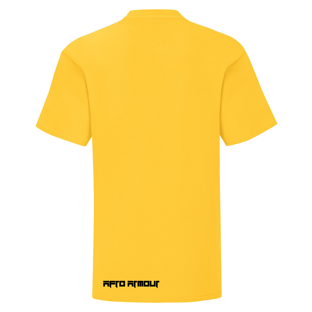 'Melanin' Tee Sunflower Yellow