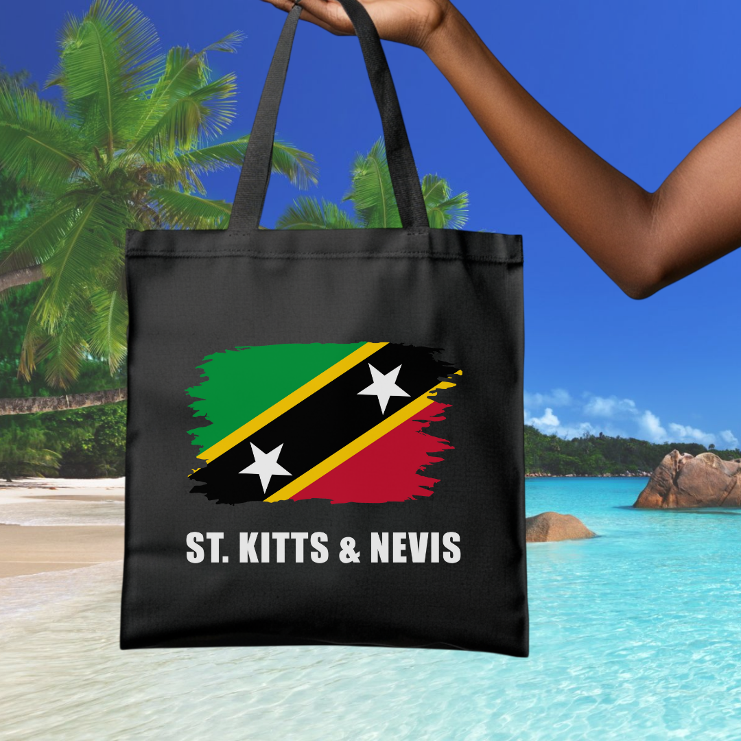 St. Kitts & Nevis 'Flag' Tote Bag