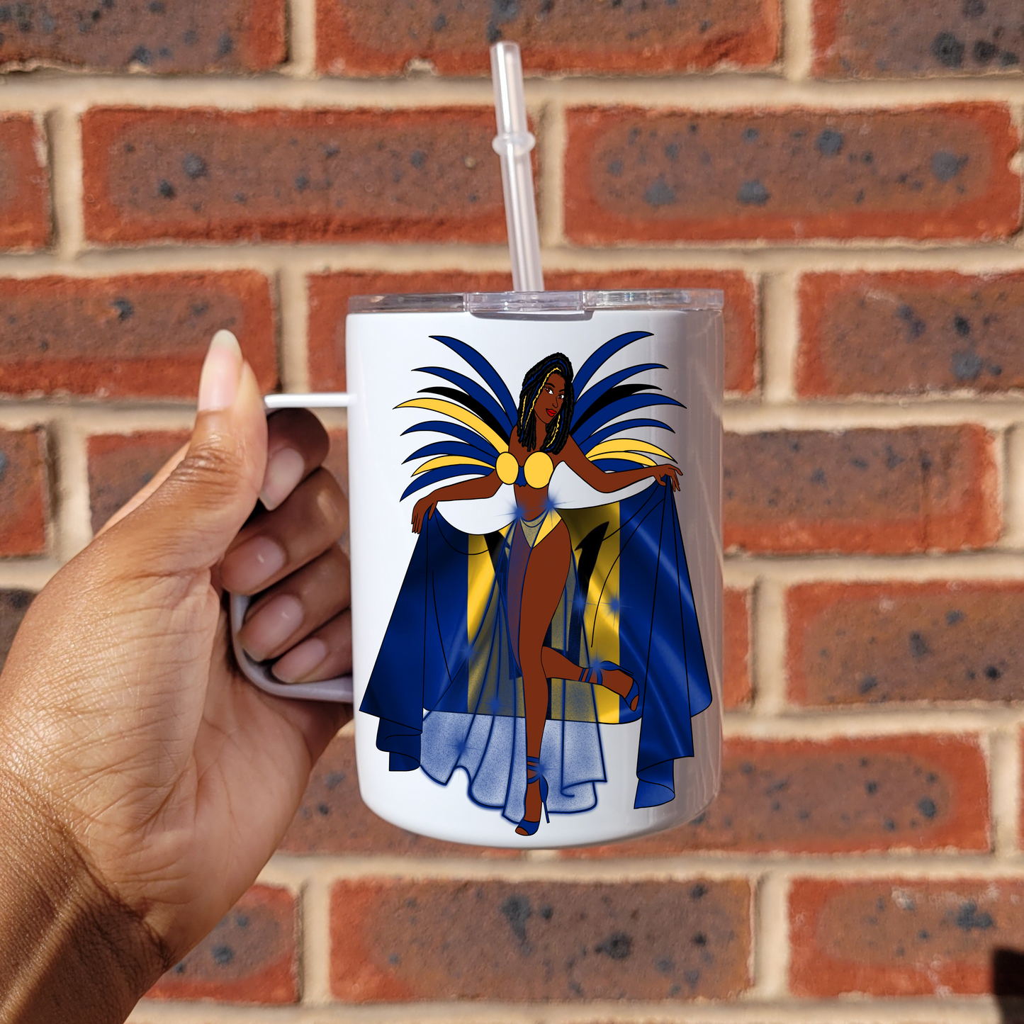 'Carnival Queen Barbados' 10oz Mug Tumbler