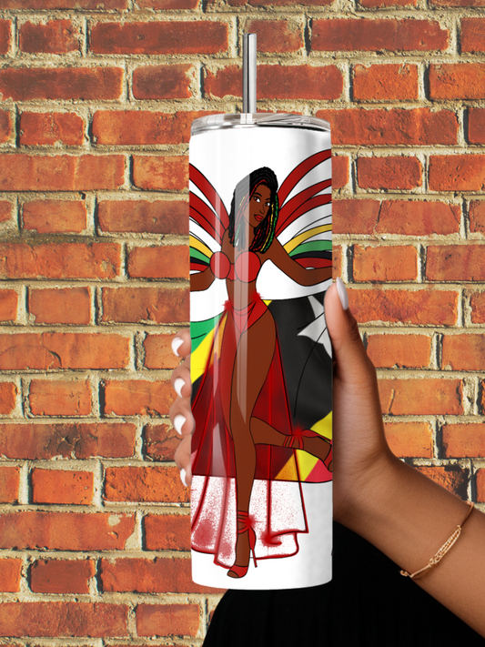 'Carnival Queen' St. Kitts Nevis 20oz Tumbler