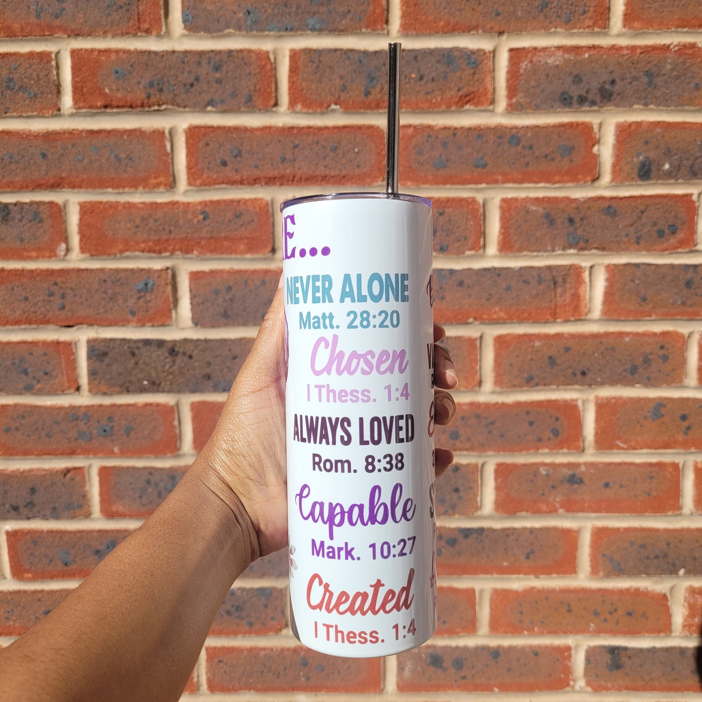 'You Are' 20oz Insulated Tumbler Purple