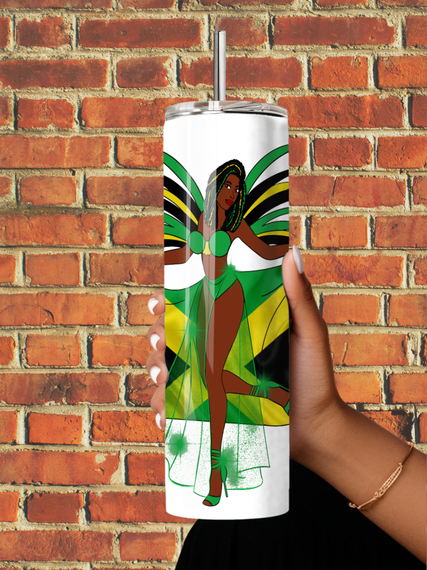 'Carnival Queen' Jamaica 20oz Tumbler