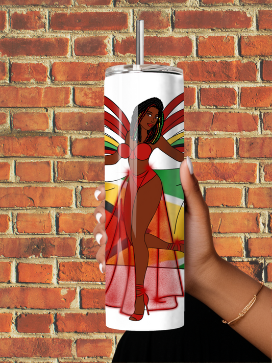 'Carnival Queen' Guyana 20oz Tumbler