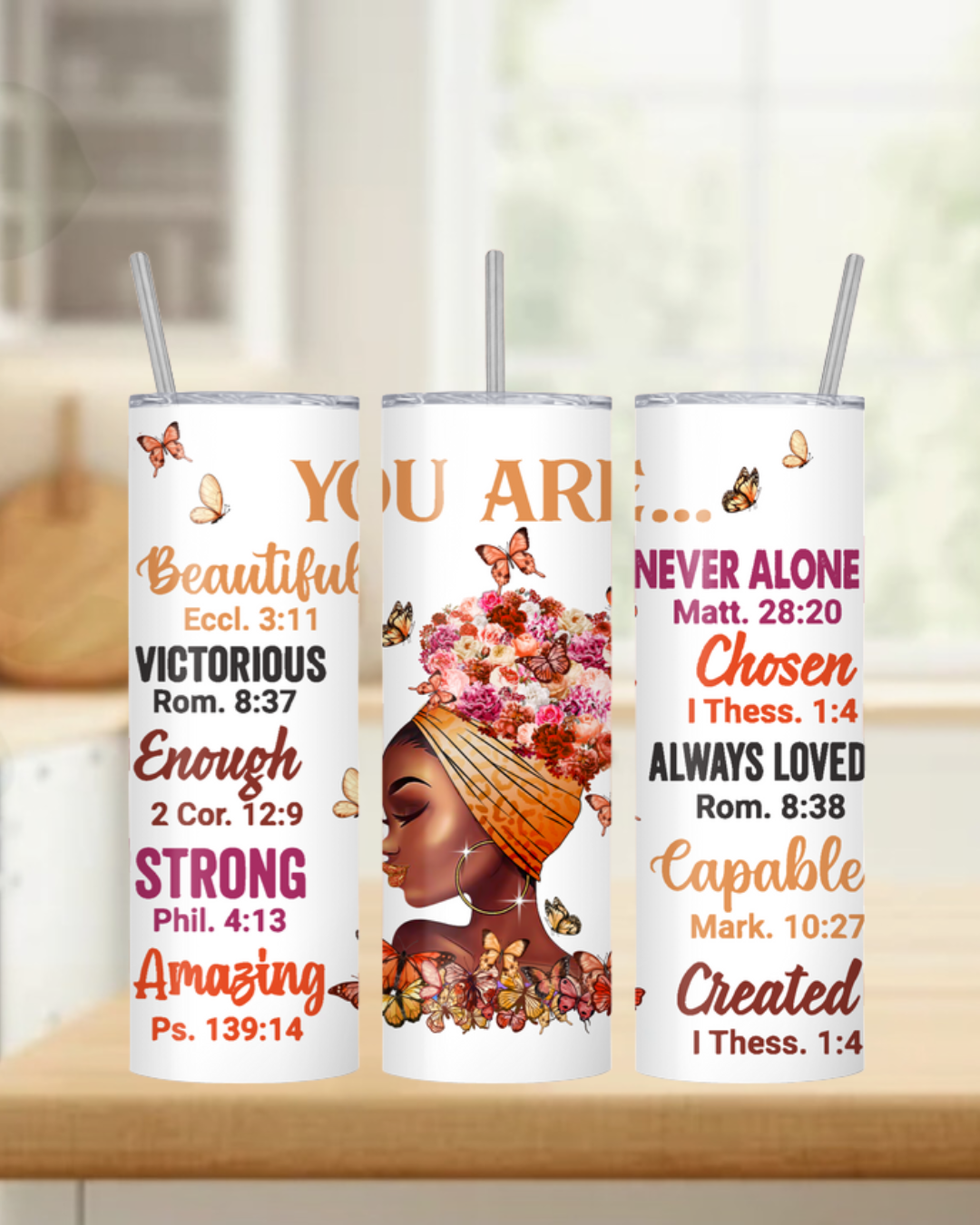 'You Are' 20oz Insulated Tumbler Orange