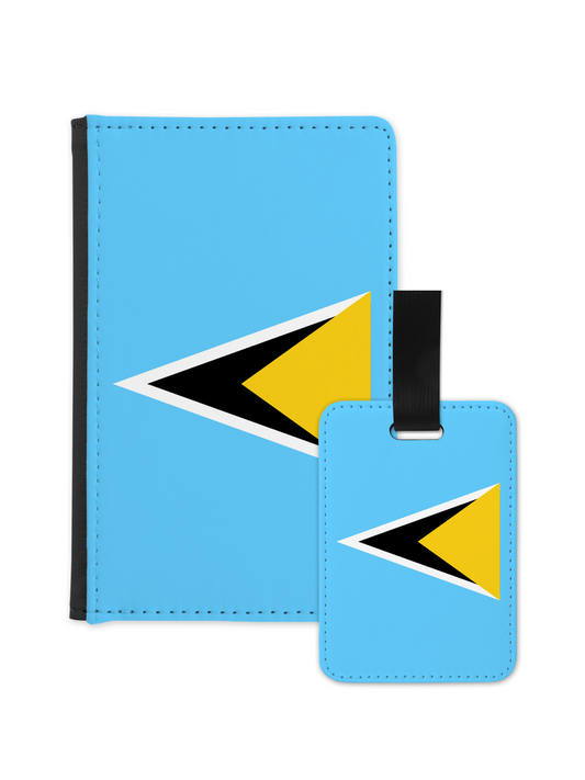 Passport Cover & Luggage Tag St. Lucia