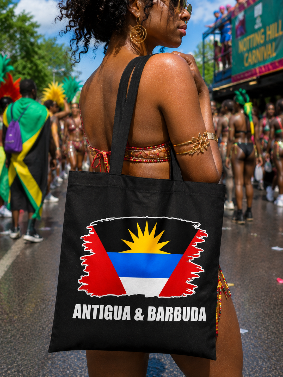 Antigua & Barbuda 'Flag' Tote Bag