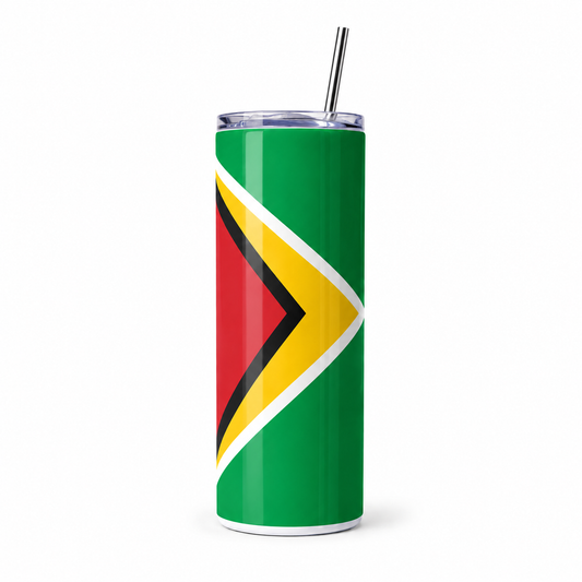 'Guyana' Flag 20oz Insulated Tumbler