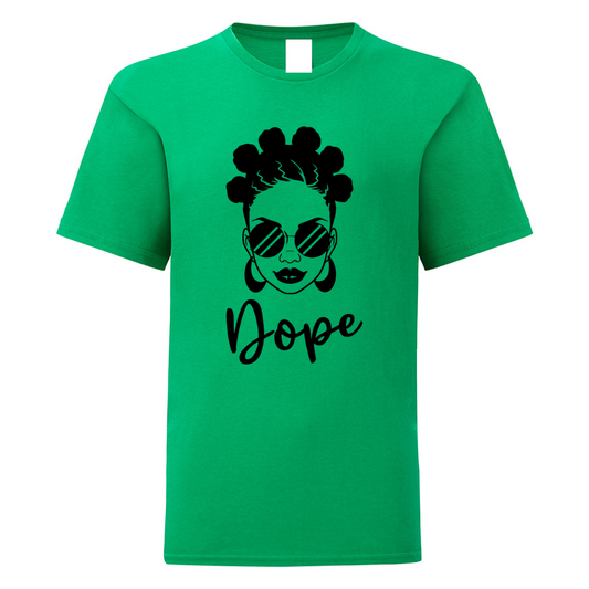 'Dope' Tee Green Kids'