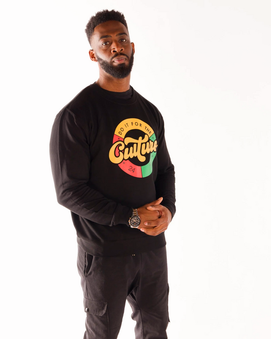 'Culture' Sweater Black