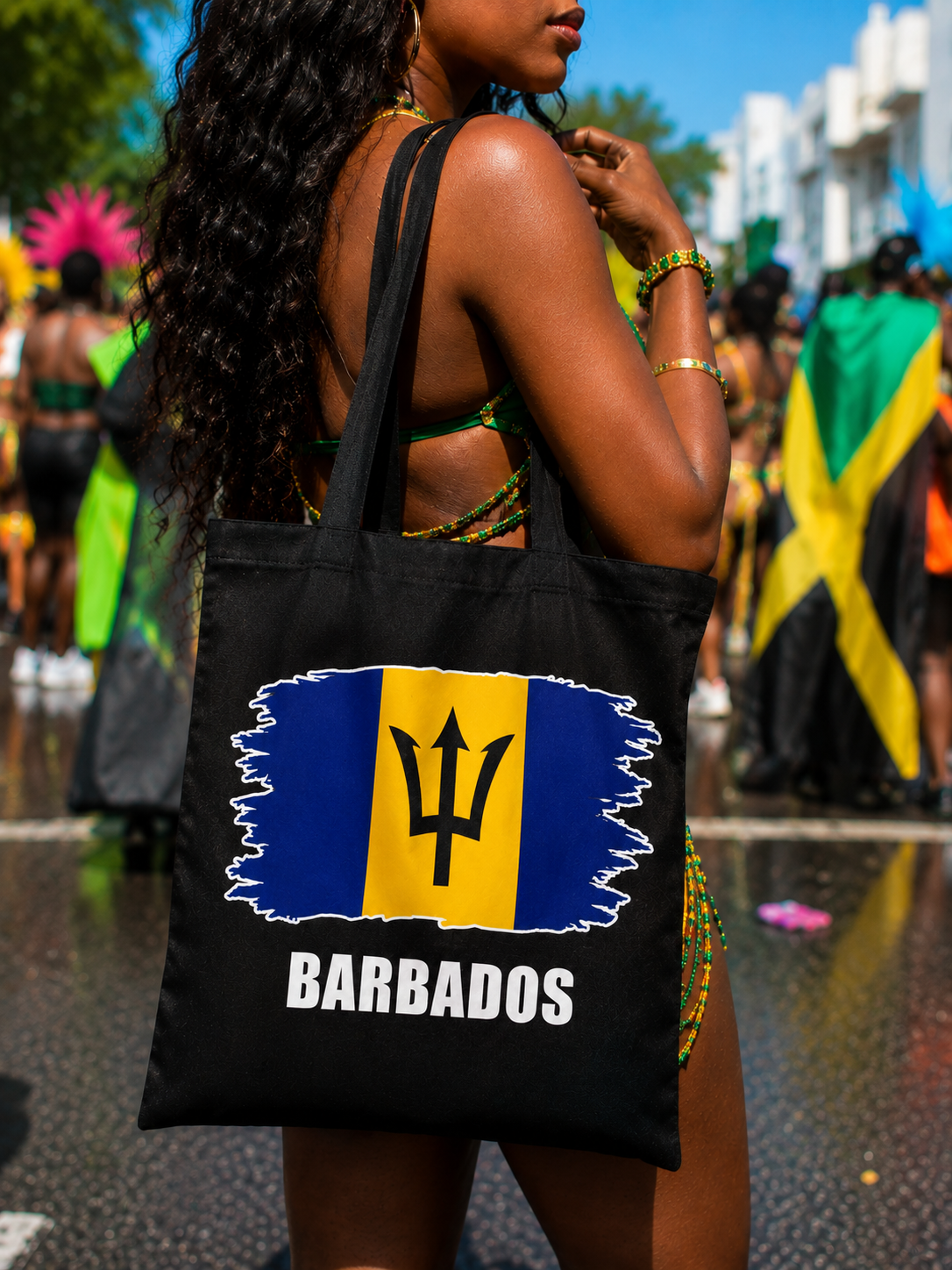 Barbados 'Flag' Tote Bag