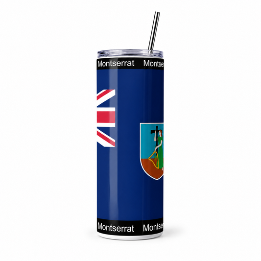 'Montserrat' Flag 20oz Insulated Tumbler