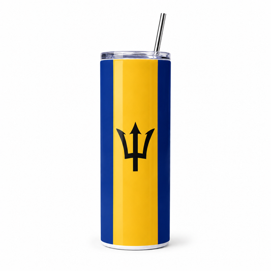 'Barbados' Flag 20oz Insulated Tumbler