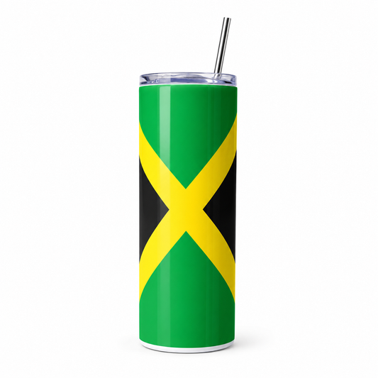 'Jamaica' Flag 20oz Insulated Tumbler