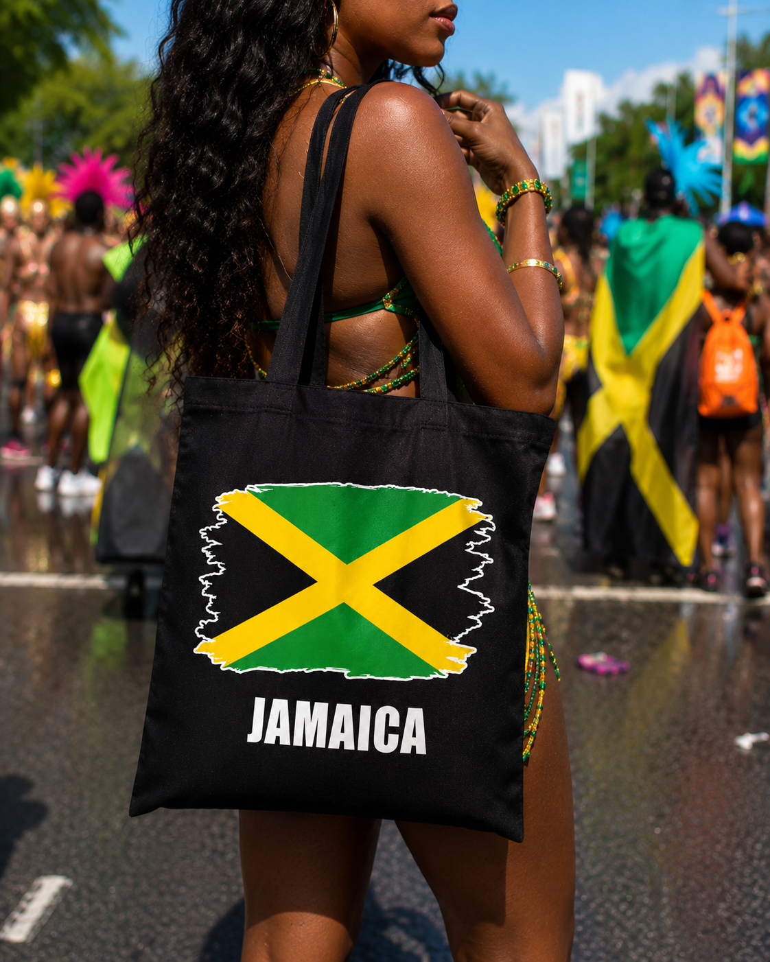 Jamaica 'Flag' Tote Bag