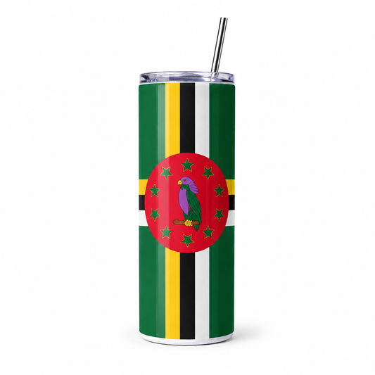 'Dominica' Flag 20oz Insulated Tumbler