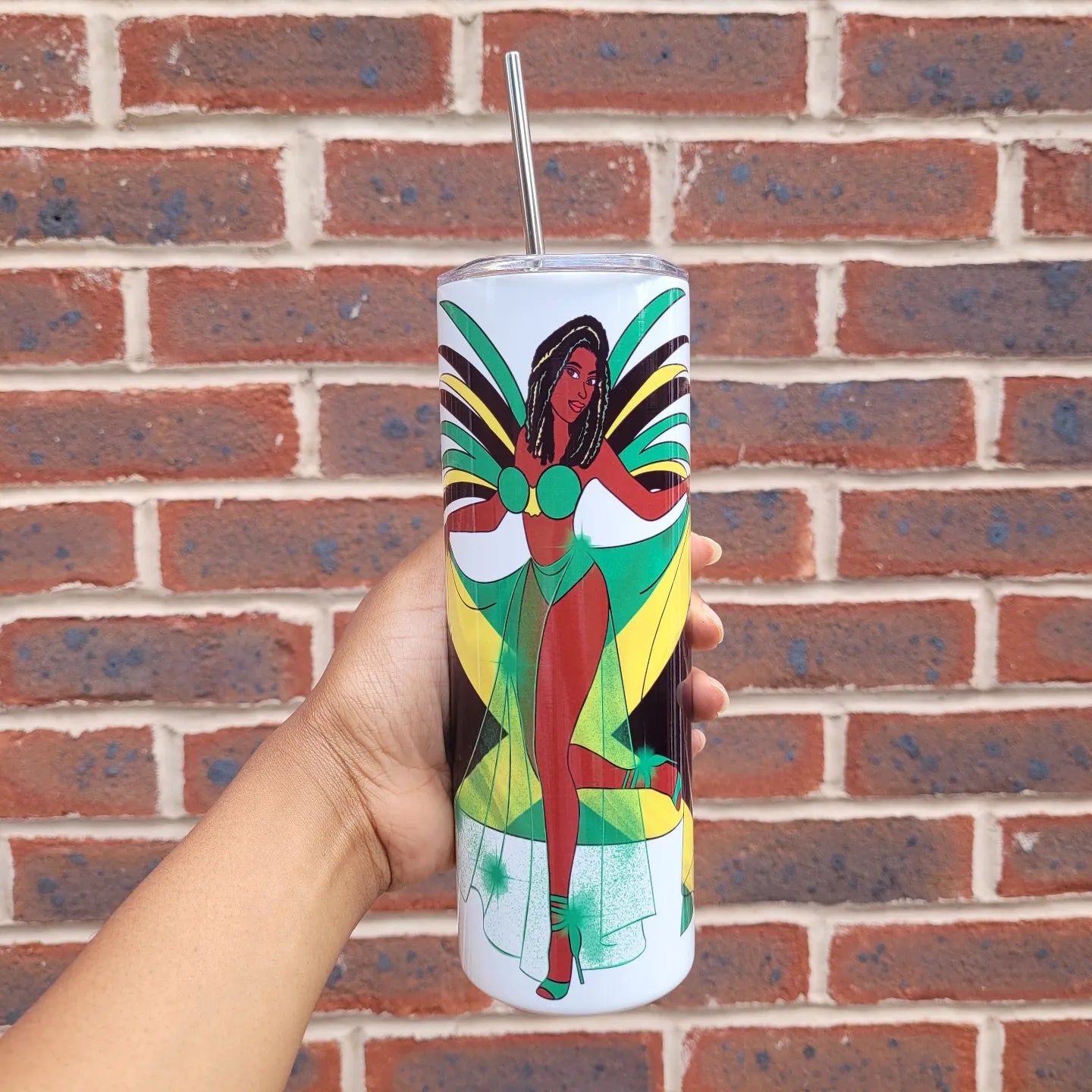 'Carnival Queen' Jamaica 20oz Tumbler