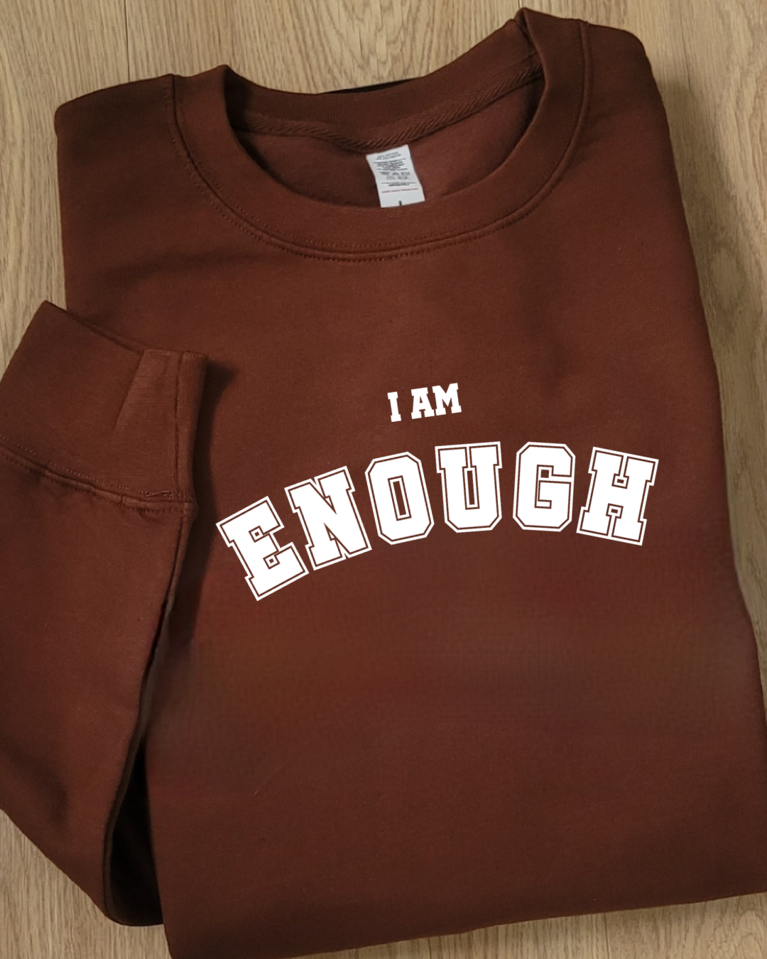'Enough' Sweater Fudge Brownie
