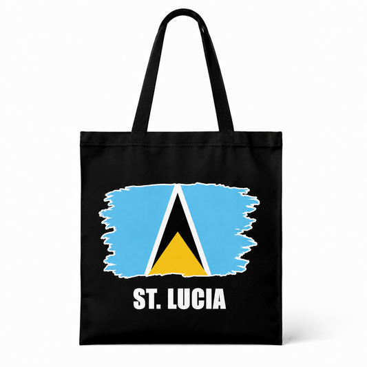 St. Lucia 'Flag' Tote Bag