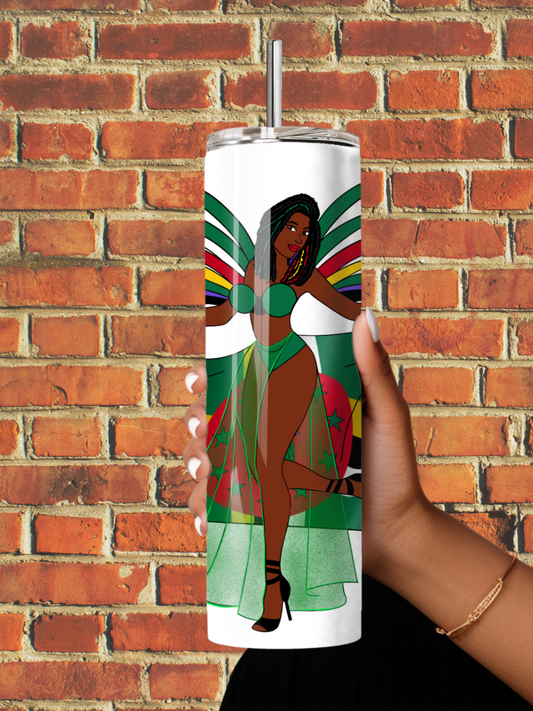 'Carnival Queen' Dominica 20oz Tumbler