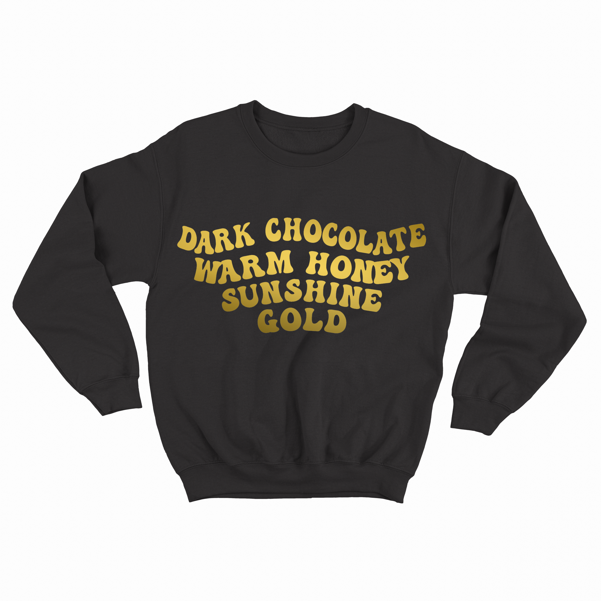 Gold and sales black jumper