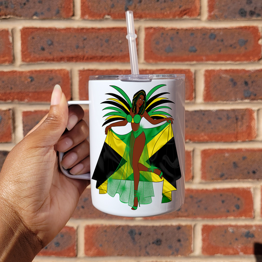 'Carnival Queen Jamaica' 10oz Tumbler Mug
